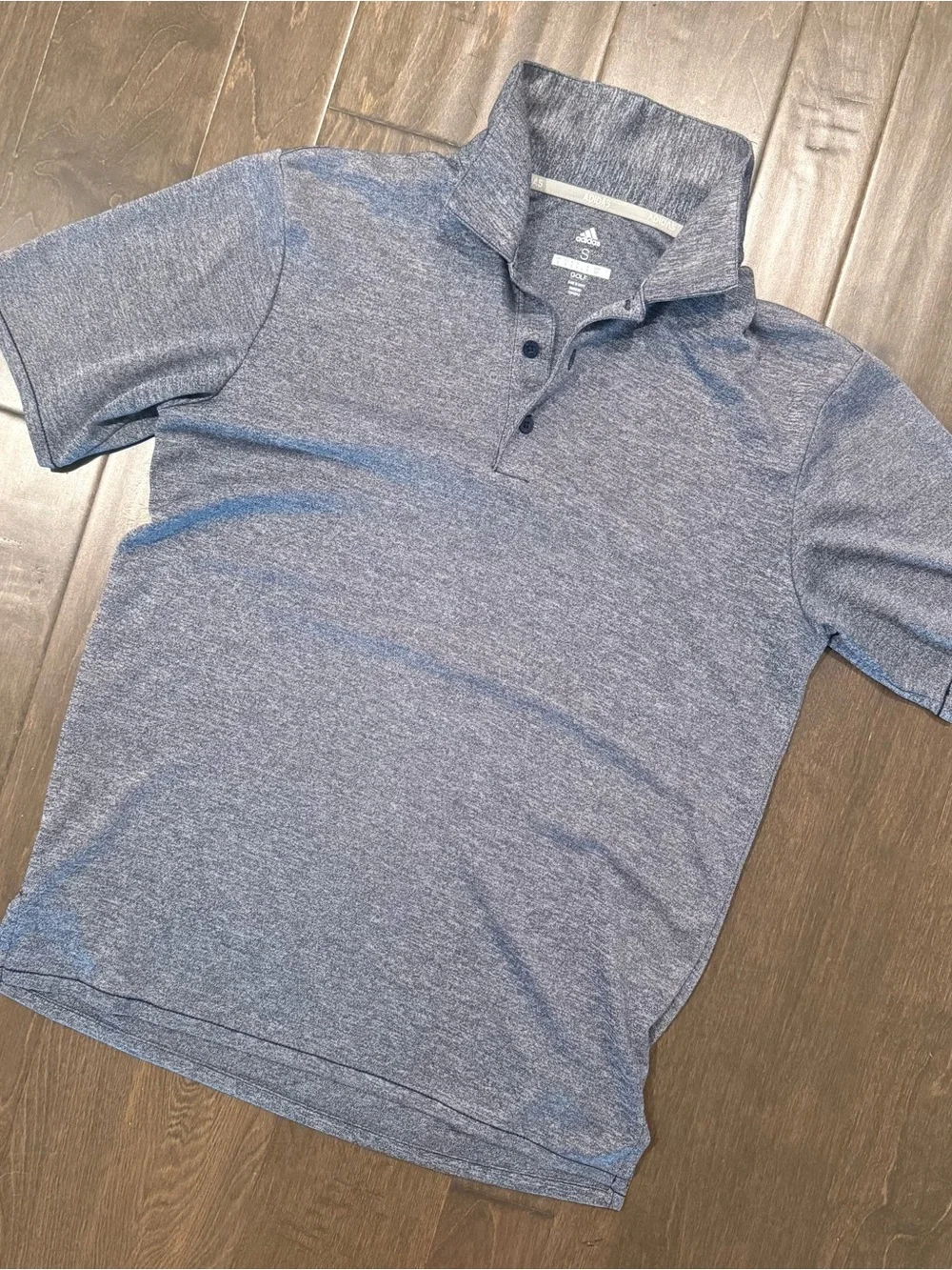 adidas Men’s Heather Navy Performance Polo
